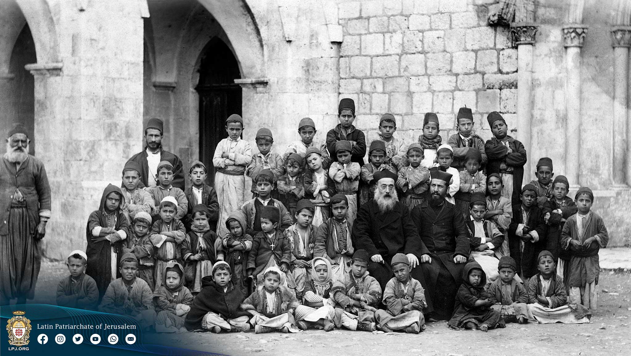 Children of the parish in 1895