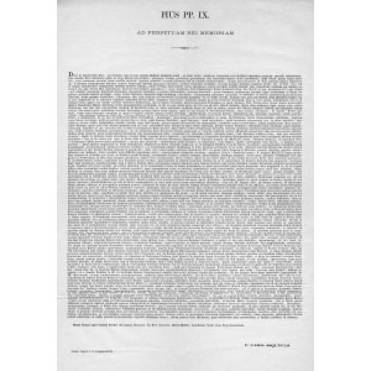 Pie IX 25 1877 [La]