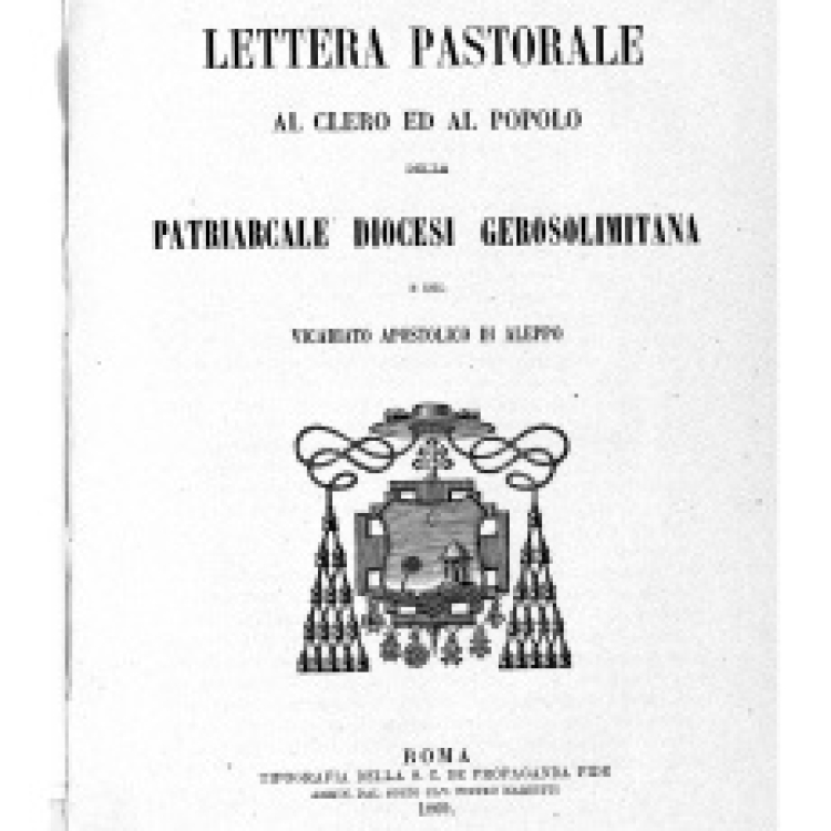 Valerga - Lettera 1869 [Fr]