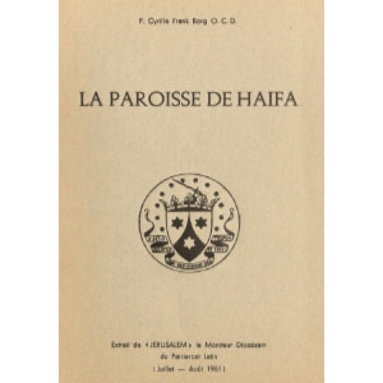 Borg - Paroisse de Haifa 1961 [Fr]