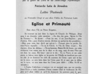 Gori - Lettre Pastorale 1960 Eglise et Primaute [Fr][It][Ar]