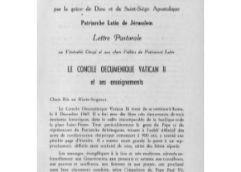 Gori - Lettre Pastorale 1965 Concile Oecumenique Vatican [Fr][It][Ar]